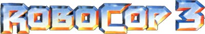 RoboCop 3 logo for Sega Mega Drive